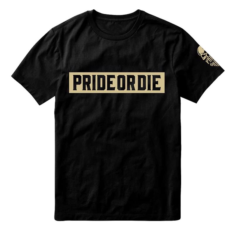 PRiDEorDiE wolfpack T-Shirt -black
